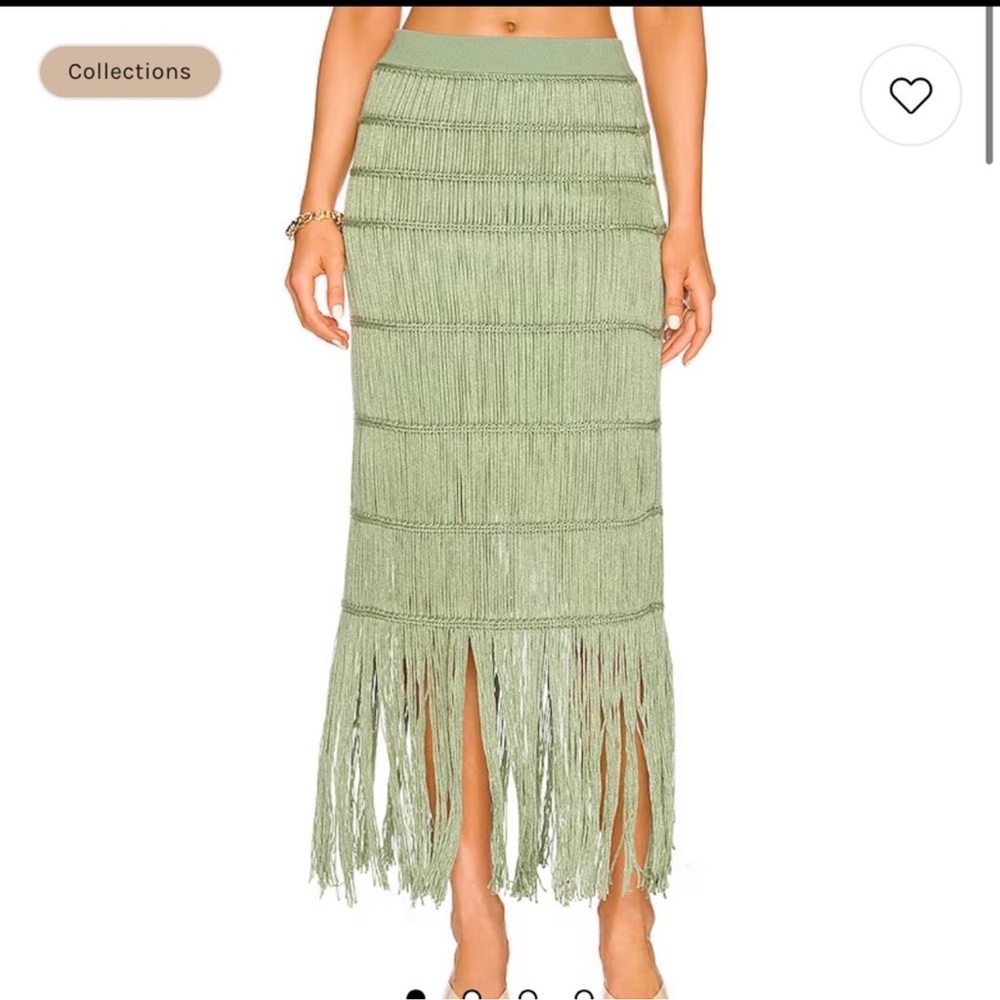 Jonathan Simkhai Fringe Skirt
